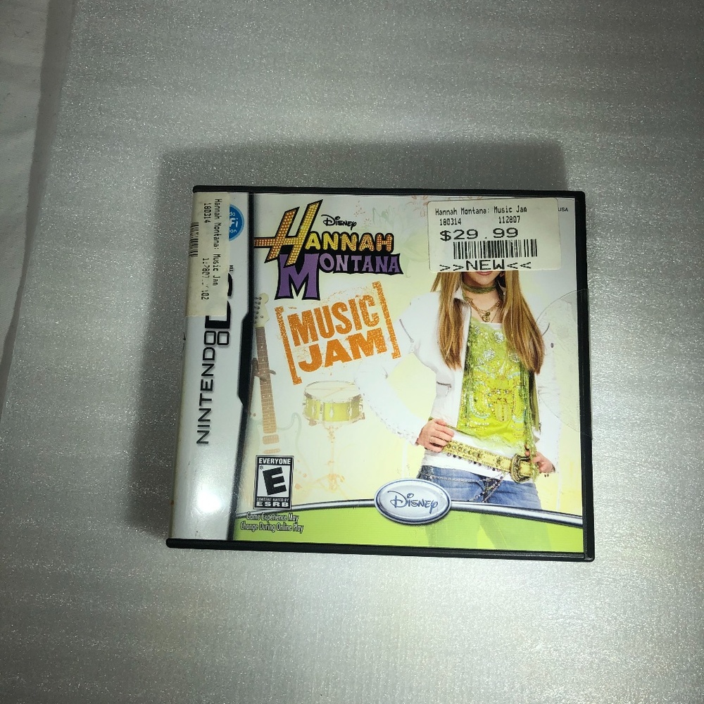 NINTENDO DS HANNAH MONTANA MUSIC JAM NWT UNOPENED